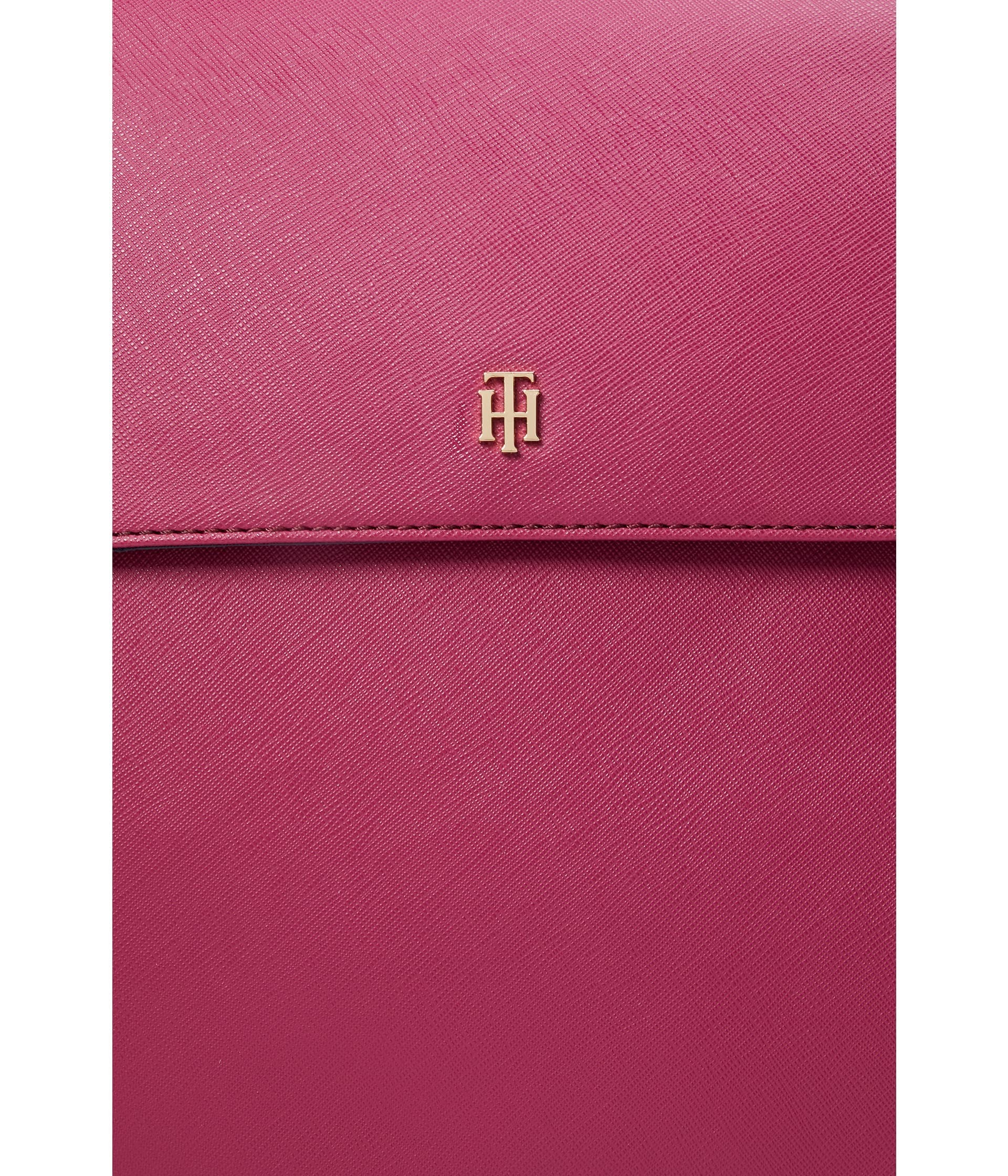 Стильний жіночий рюкзак Tommy Hilfiger з логотипом 1159811464 (Рожевий, One size) — фото 3