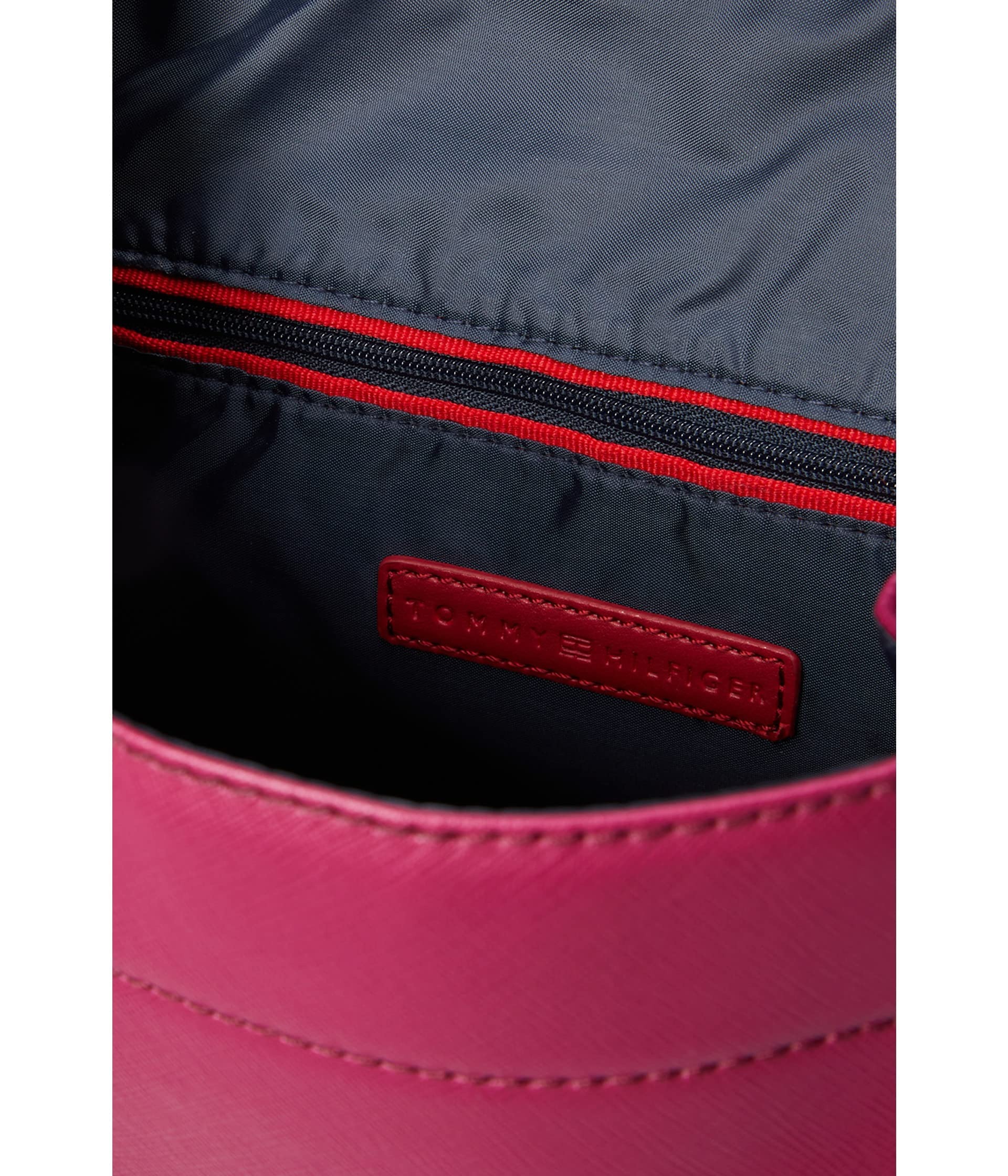 Стильний жіночий рюкзак Tommy Hilfiger з логотипом 1159811464 (Рожевий, One size) — фото 4
