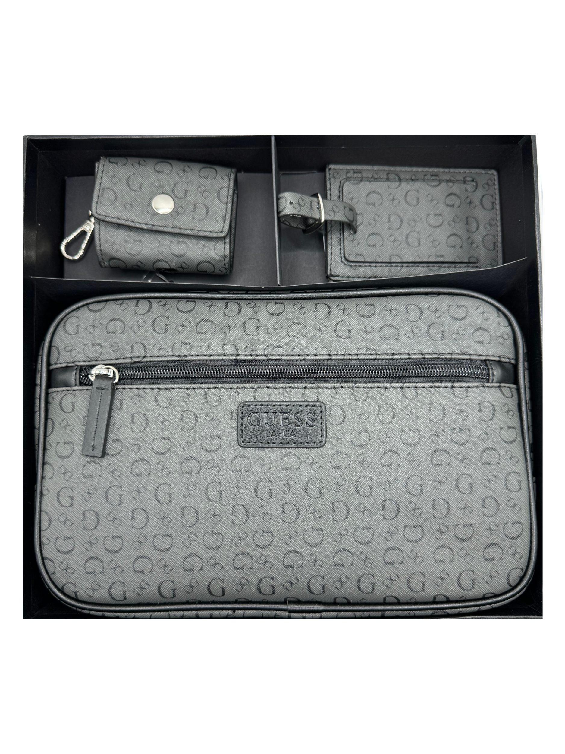 Стильний набір для подорожей GUESS із логотипом 1159811735 (Сірий, One size) — фото 2