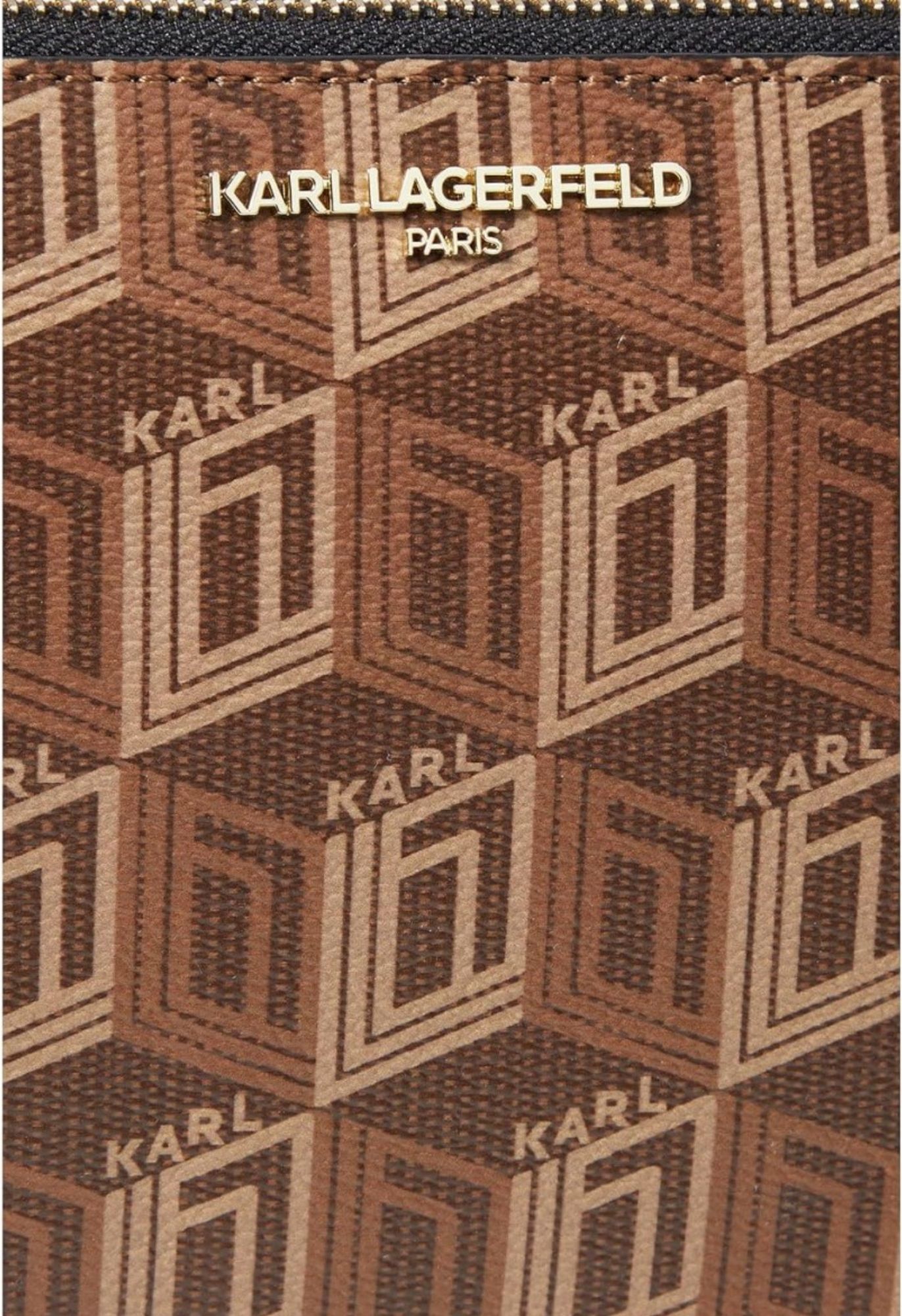 Клатч жіночий Karl Lagerfeld Paris 1159819120 (Коричневий One size) — фото 4