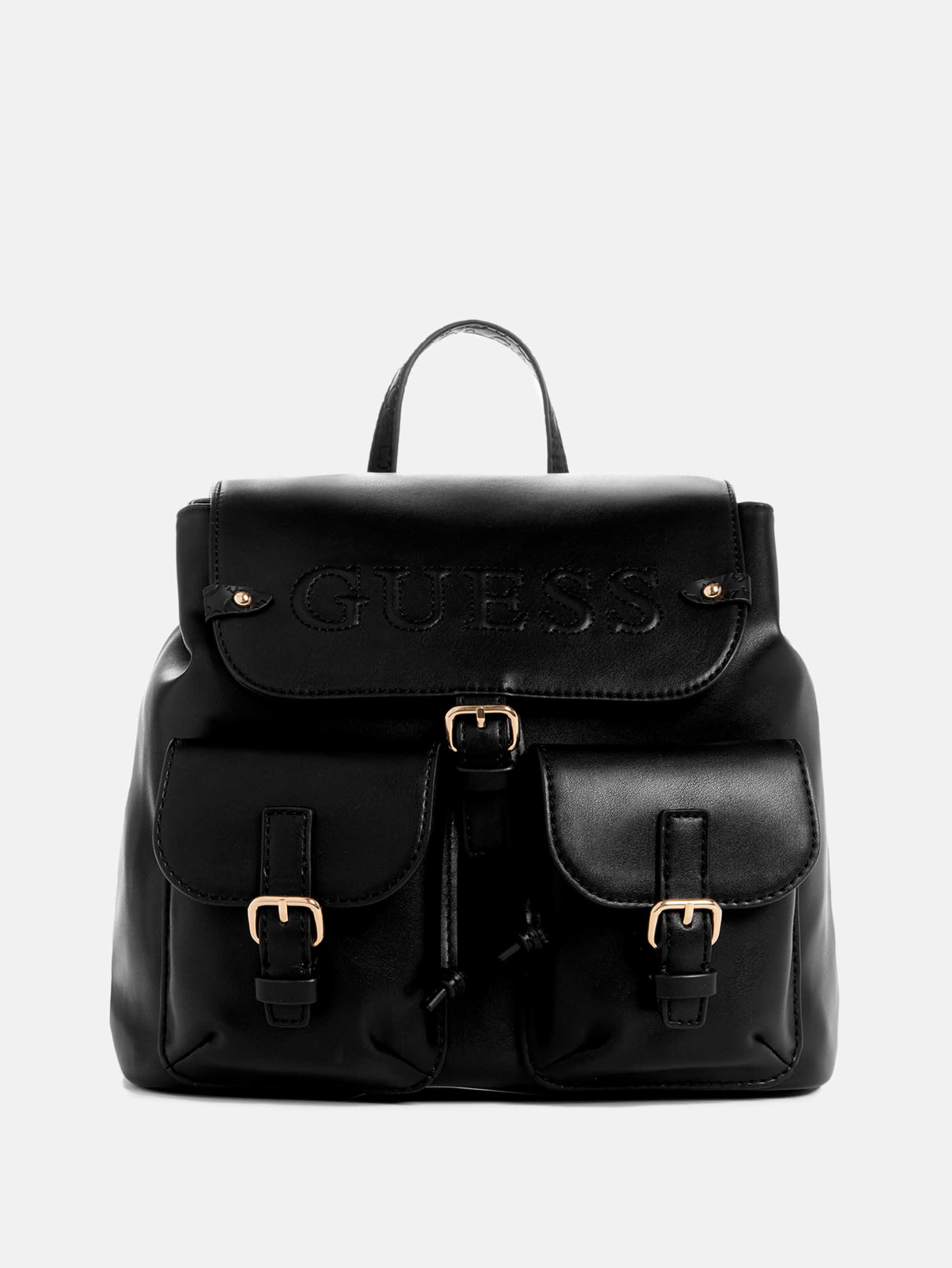 Стильний жіночий набір GUESS рюкзак та гаманець 1159823894 (Чорний One Size) — фото 3