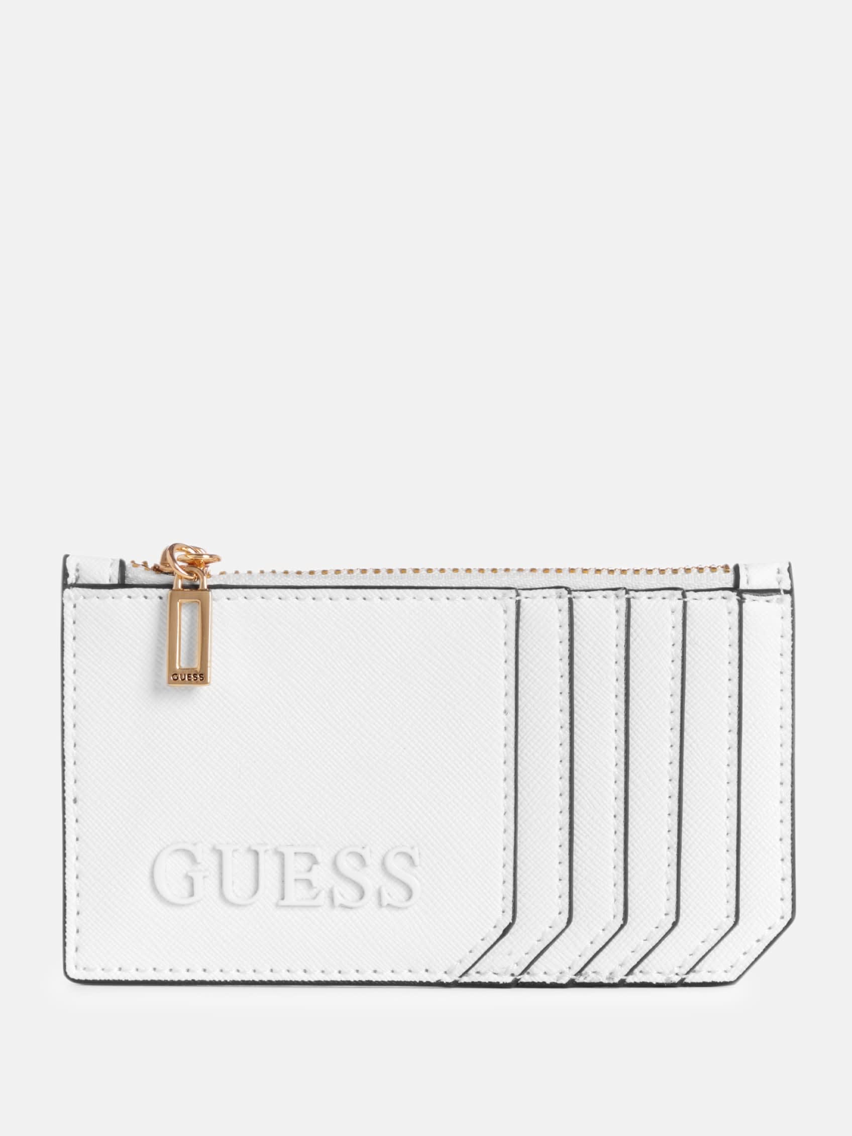 Стильний жіночий набір GUESS рюкзак та картхолдер 1159823895 (Білий/Рожевий One Size) — фото 5