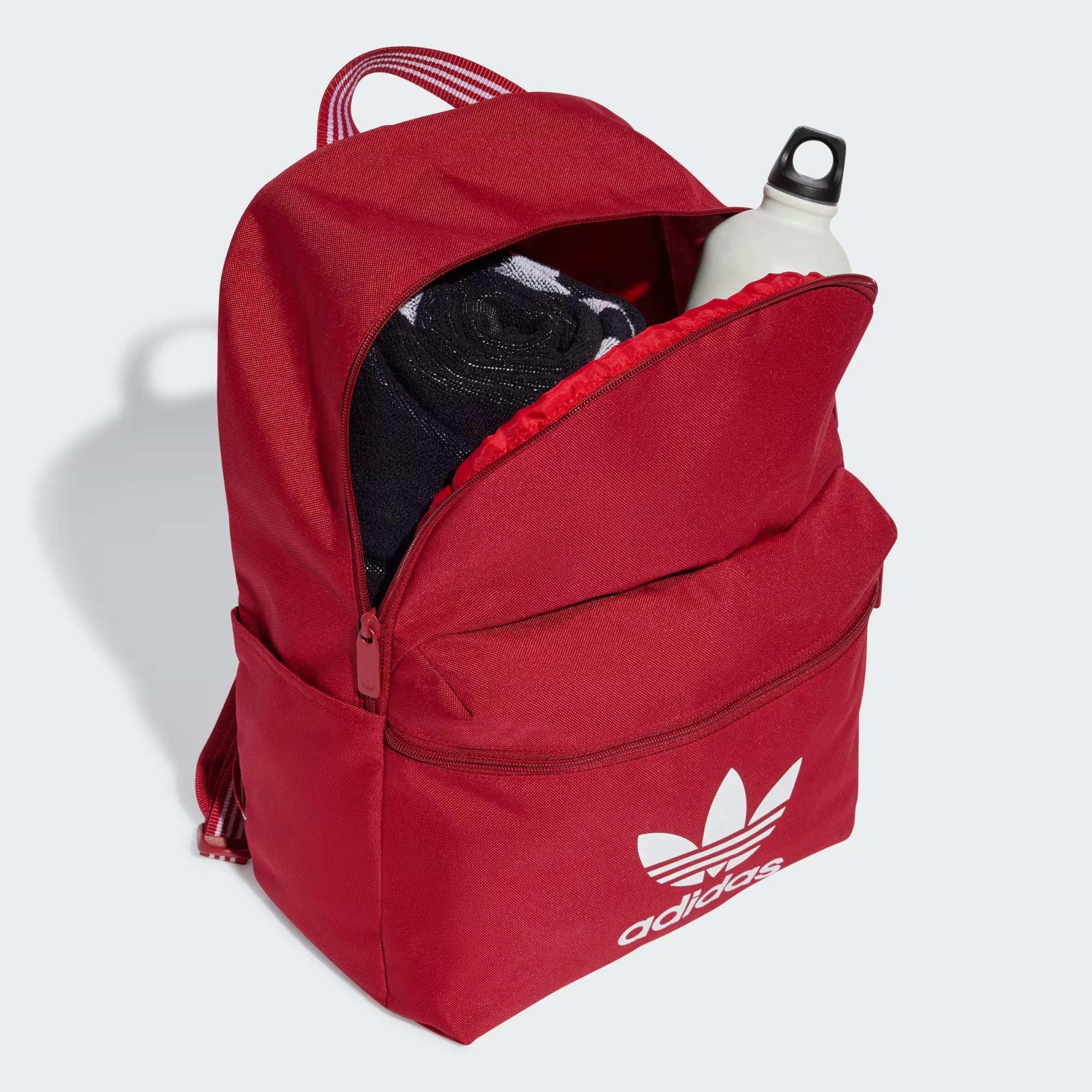 Рюкзак Adicolor Adidas на блискавці 1159832594 (Бордовий One Size) — фото 5