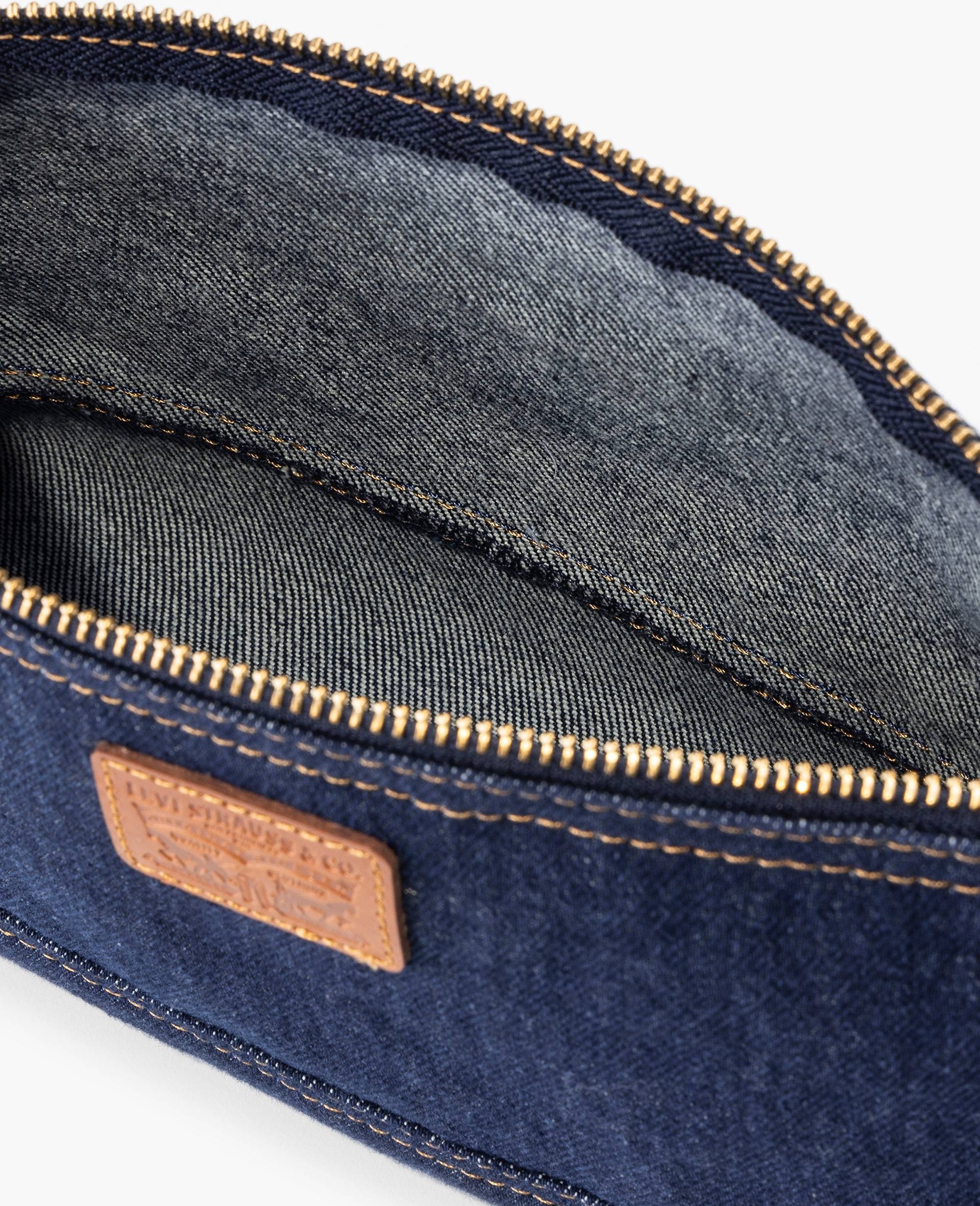 Джинсова косметичка Levi's з логотипом 1159833003 (Синій One size) — фото 4