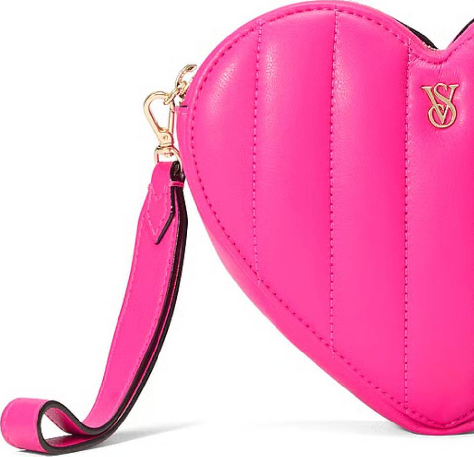 Стильний клатч Victoria's Secret у формі серця 1159834541 (Рожевий One size) — фото 4