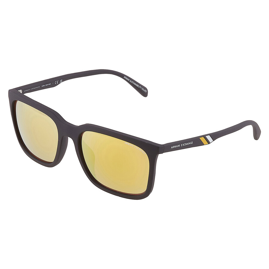Чоловічі сонцезахисні окуляри Rectangular Armani Exchange 1159810936 (Чорний, One size) — фото 3