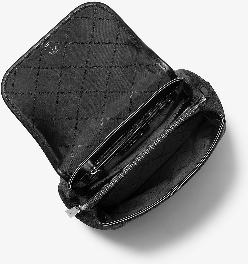 Стильний жіночий рюкзак Michael Kors 1159836546 (Чорний One size) — фото 5