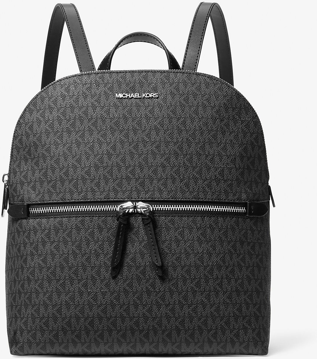 Стильний жіночий рюкзак Michael Kors з логотипом 1159840552 (Чорний One size) — фото 4