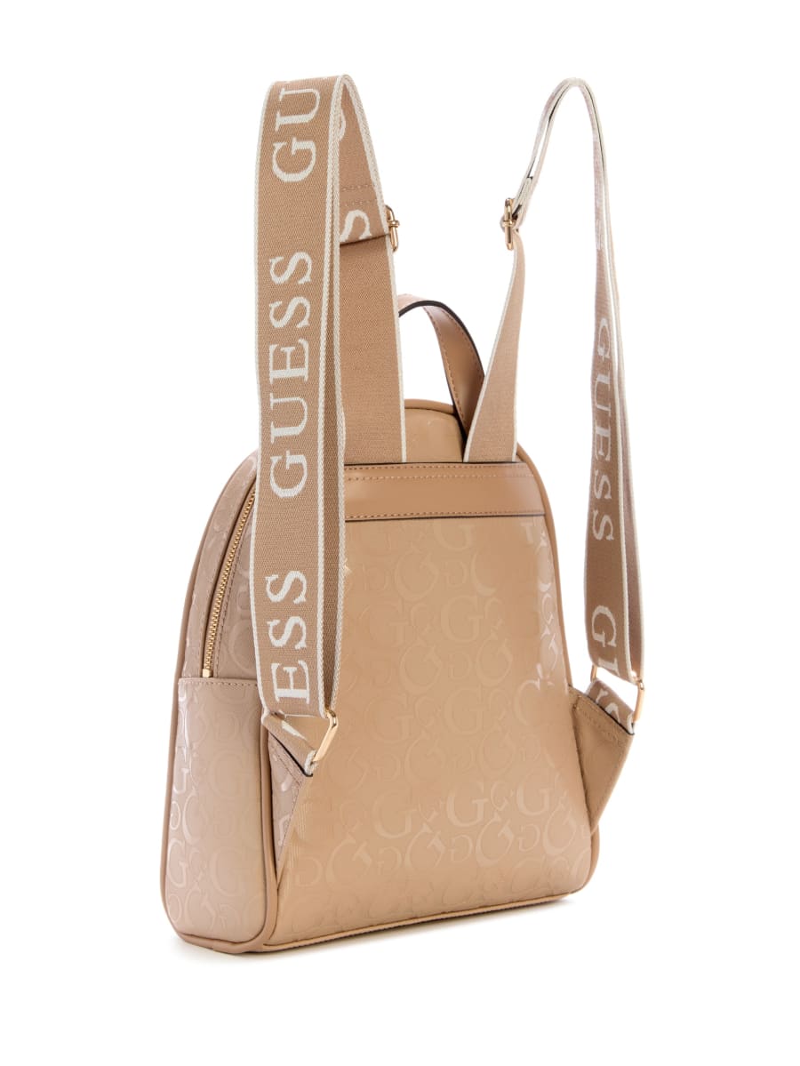 Жіночий рюкзак GUESS з принтом 1159843904 (Бежевий One Size) — фото 4