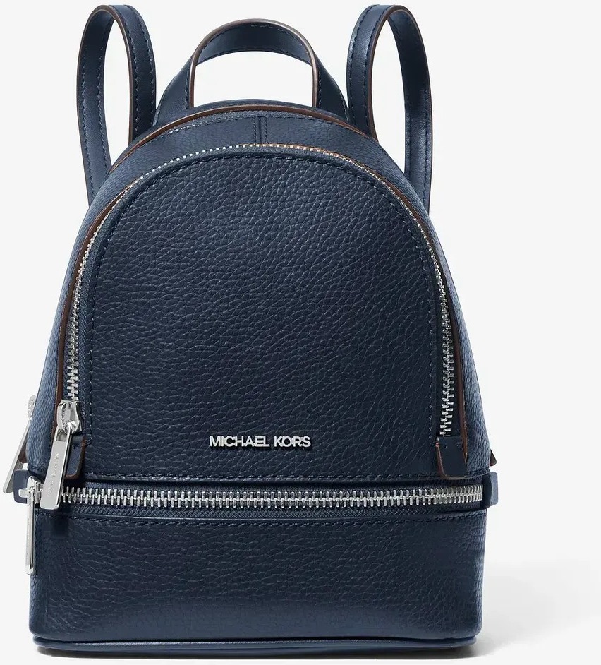 Маленький жіночий рюкзак Michael Kors із натуральної шкіри 1159847895 (Синій One size) — фото 4