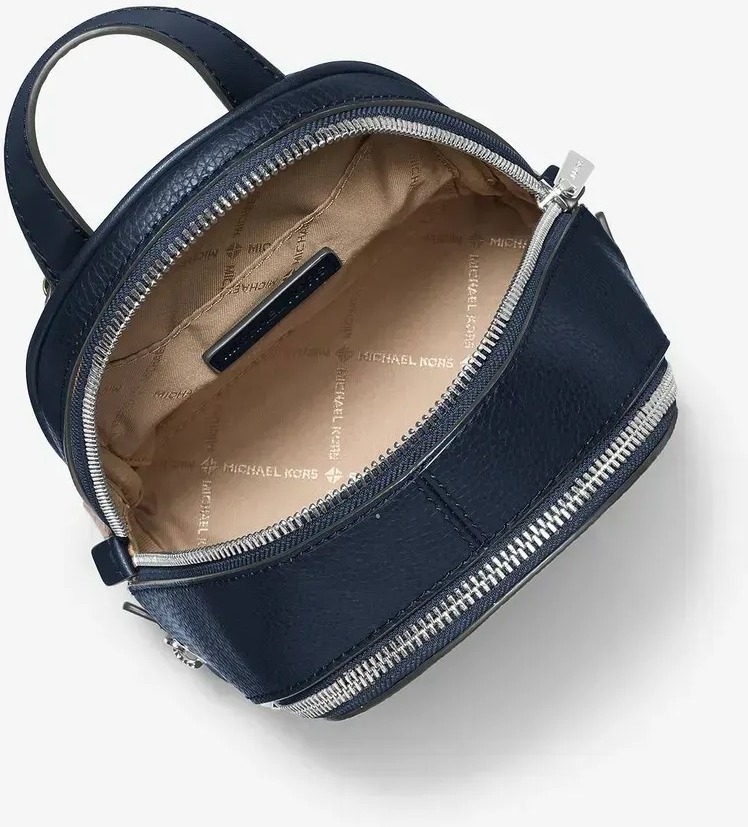 Маленький жіночий рюкзак Michael Kors із натуральної шкіри 1159847895 (Синій One size) — фото 5