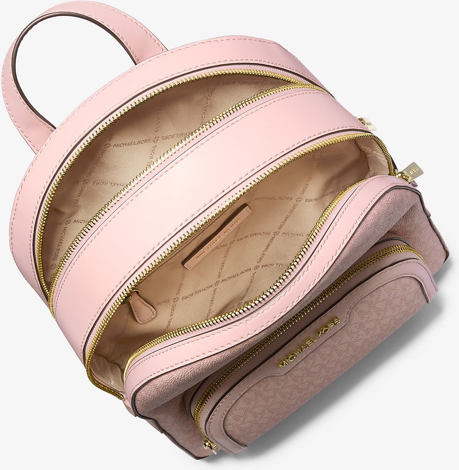 Жіночий рюкзак з принтом Jaycee Michael Kors в подарунковій коробці 1159851127 (Рожевий One size) — фото 5