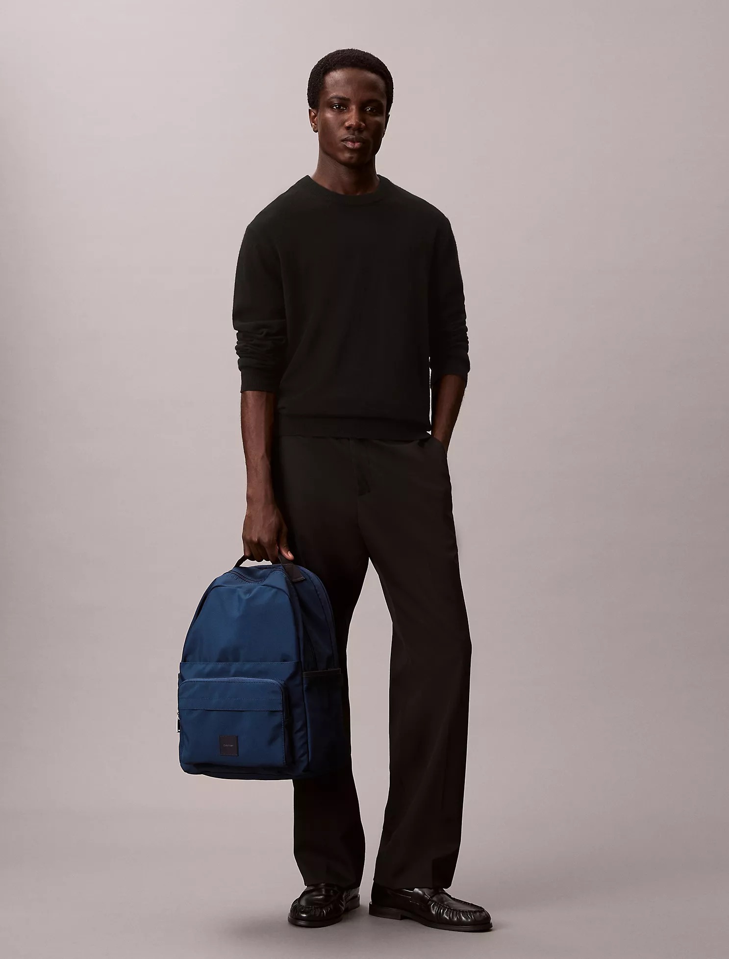 Місткий рюкзак Calvin Klein на блискавці 1159851465 (Синій One Size) — фото 4