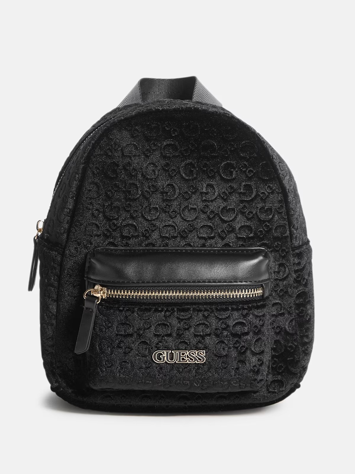 Велюровий міні рюкзак Alex GUESS 1159851573 (Чорний One Size) — фото 2