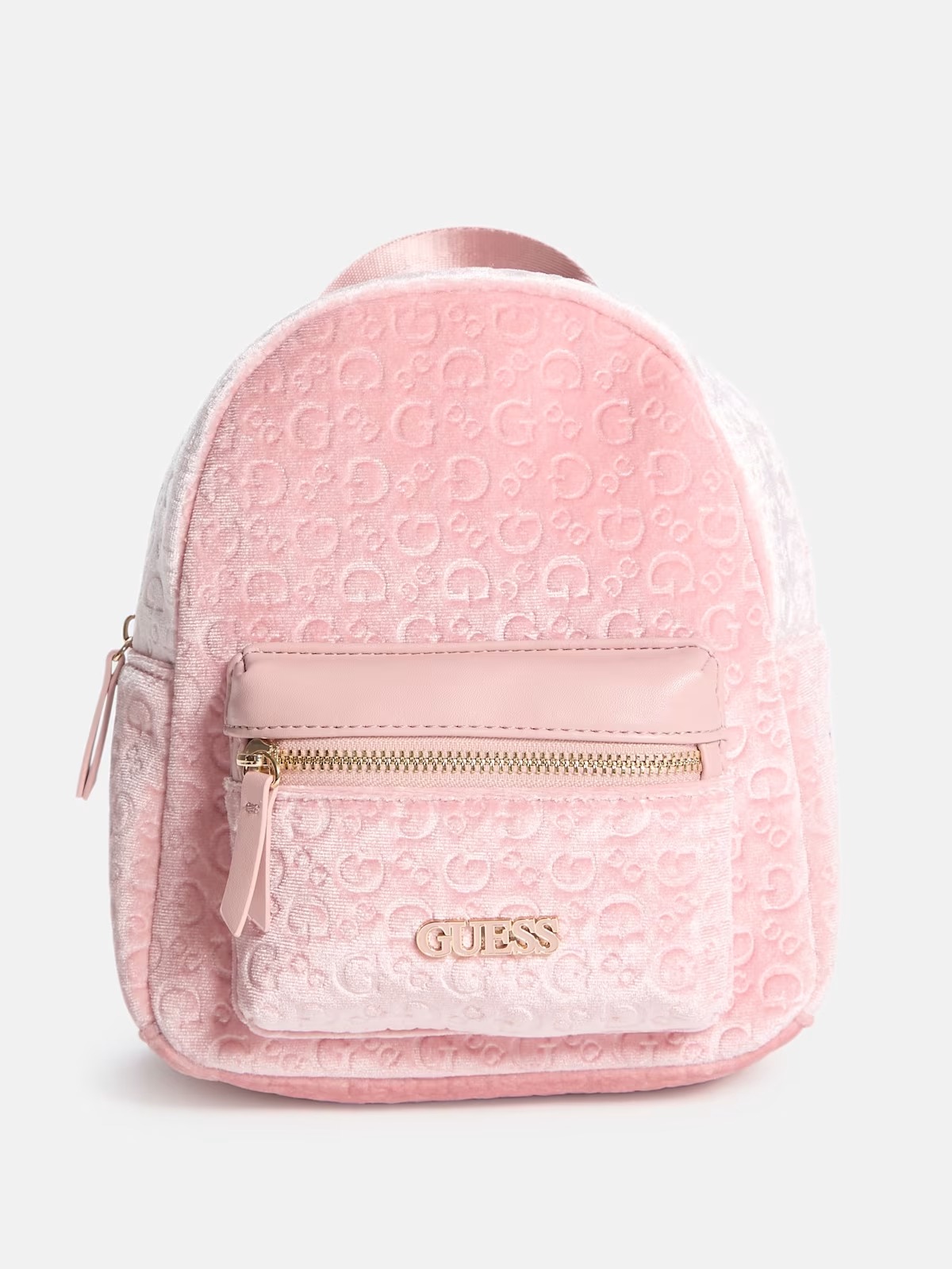 Велюровий міні рюкзак Alex GUESS 1159851577 (Рожевий One Size) — фото 2