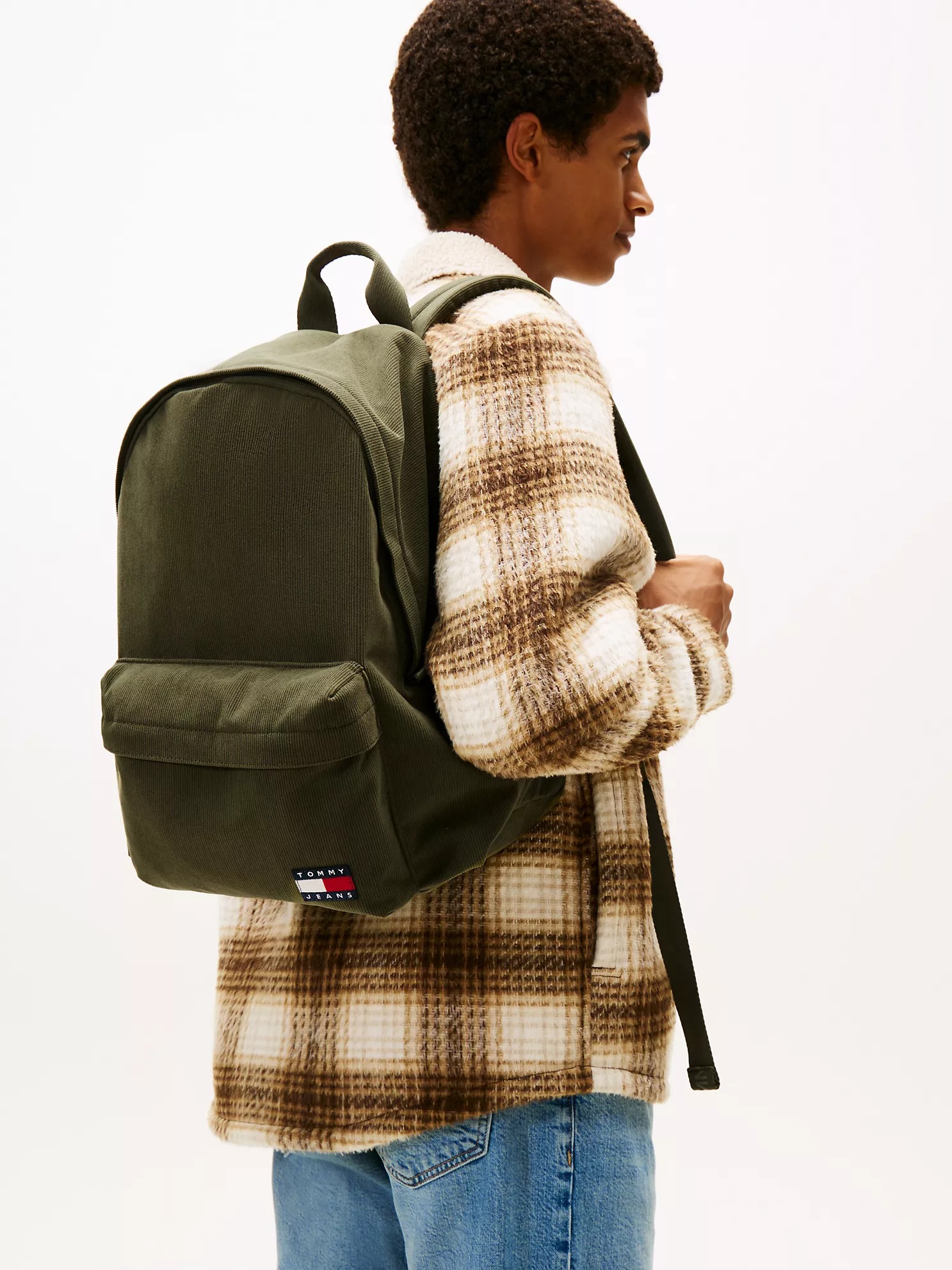 Рюкзак вельветовий Tommy Hilfiger 1159855157 (Зелений One Size) — фото 5