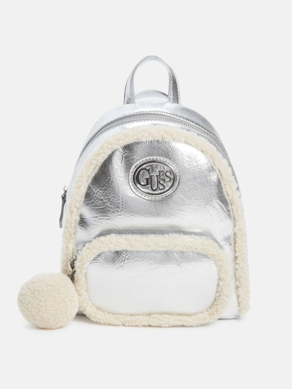 Жіночий набір GUESS рюкзак та гаманець 1159858898 (Сріблястий One Size) — фото 3