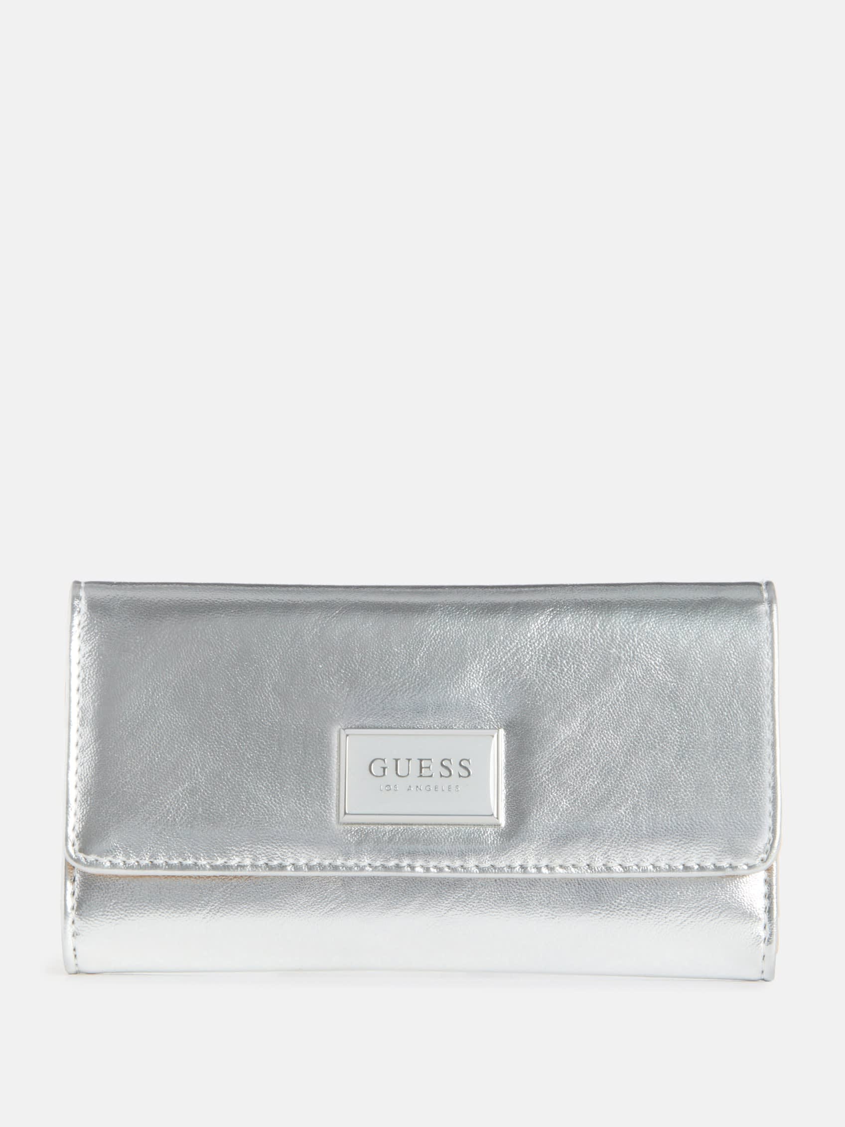 Жіночий набір GUESS рюкзак та гаманець 1159858898 (Сріблястий One Size) — фото 6