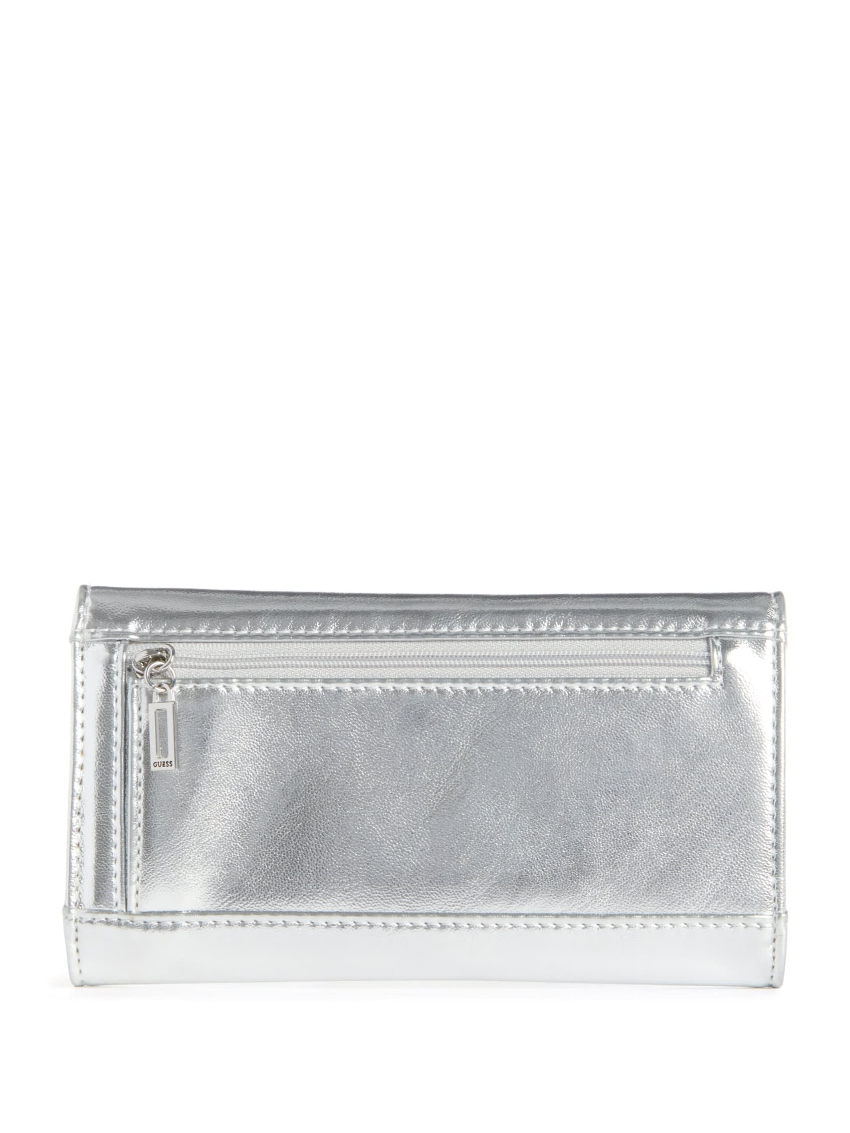 Жіночий набір GUESS рюкзак та гаманець 1159858898 (Сріблястий One Size) — фото 7