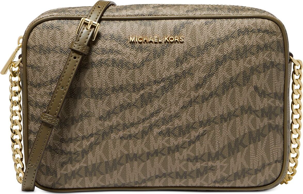 Жіноча сумка кроссбоді Michael Kors на блискавці 1159773704 (Сірий, One size) — фото 4