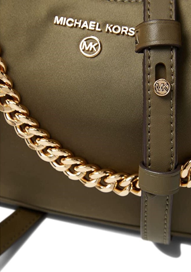 Жіноча сумка кроссбоді Michael Kors на блискавці 1159773844 (Зелений, One size) — фото 5