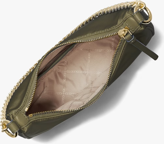 Жіноча сумка кроссбоді Michael Kors на блискавці 1159773844 (Зелений, One size) — фото 6