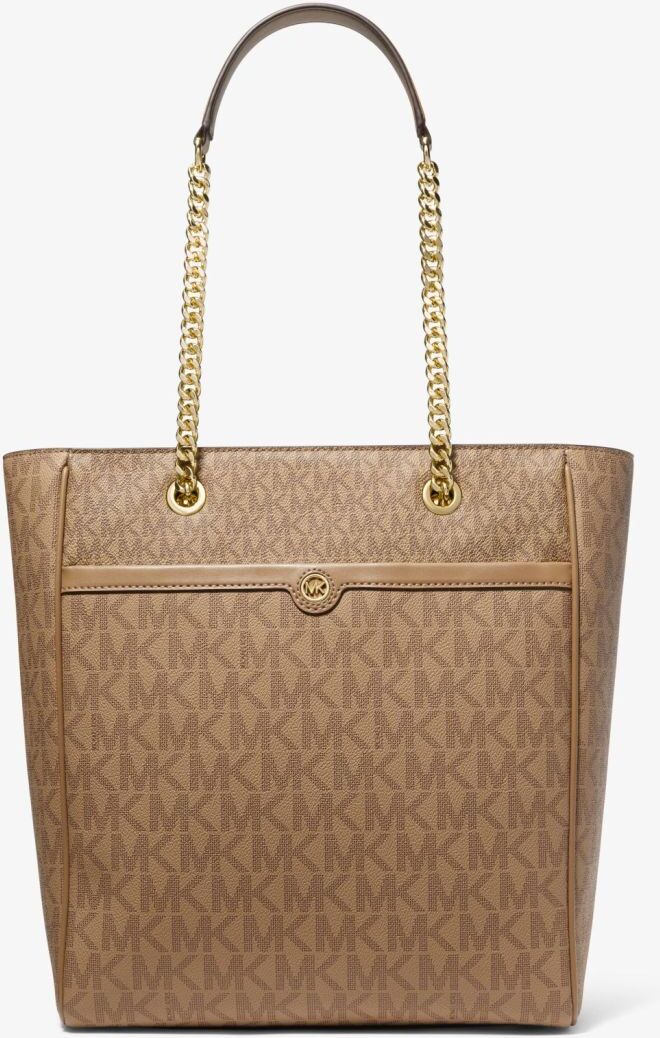 Жіноча сумка Michael Kors на блискавці з логотипом 1159785290 (Коричневий, One size) — фото 4