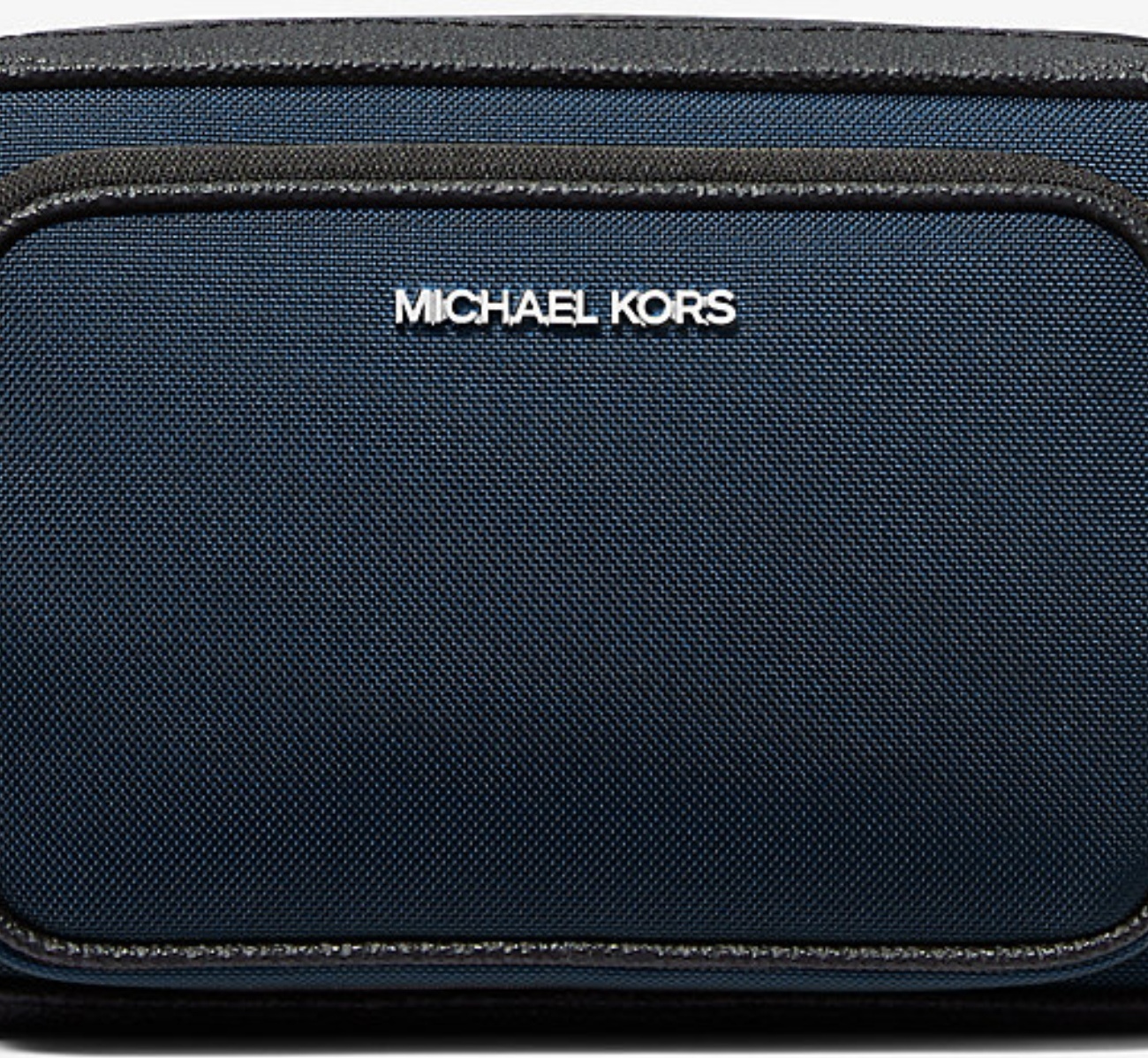 Чоловіча поясна сумка Michael Kors з логотипом 1159794463 (Білий/синій, One size) — фото 4