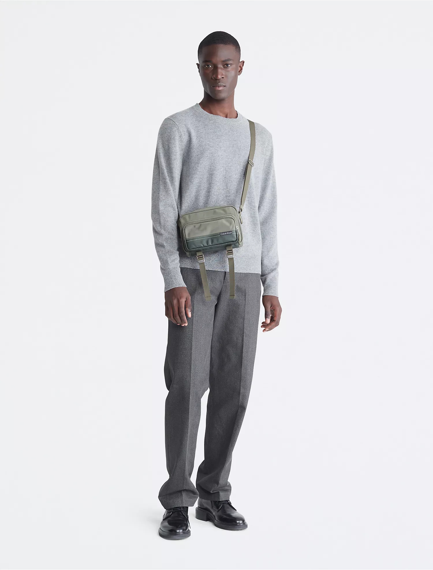 Сумка через плече Calvin Klein із логотипом 1159796616 (Зелений, One size) — фото 3