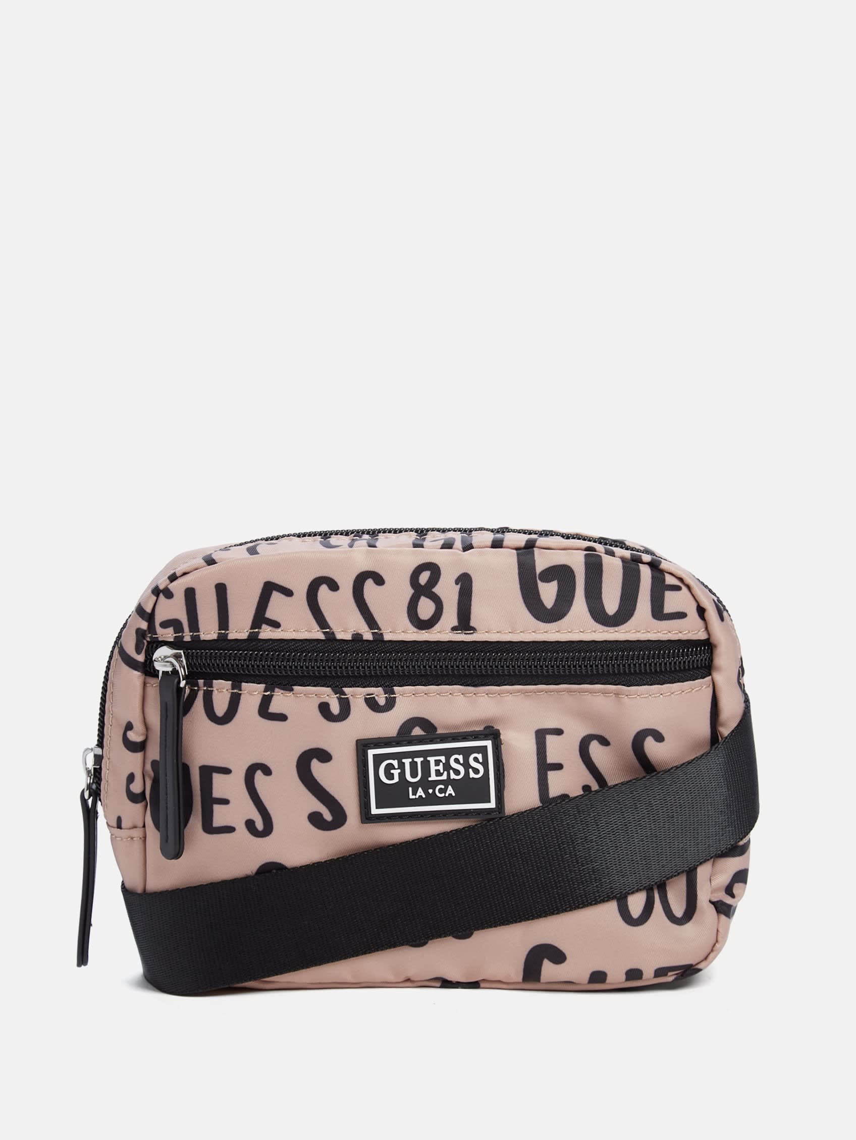 Поясна сумка Guess бананка 1159800872 (Бежевий, One size) — фото 2