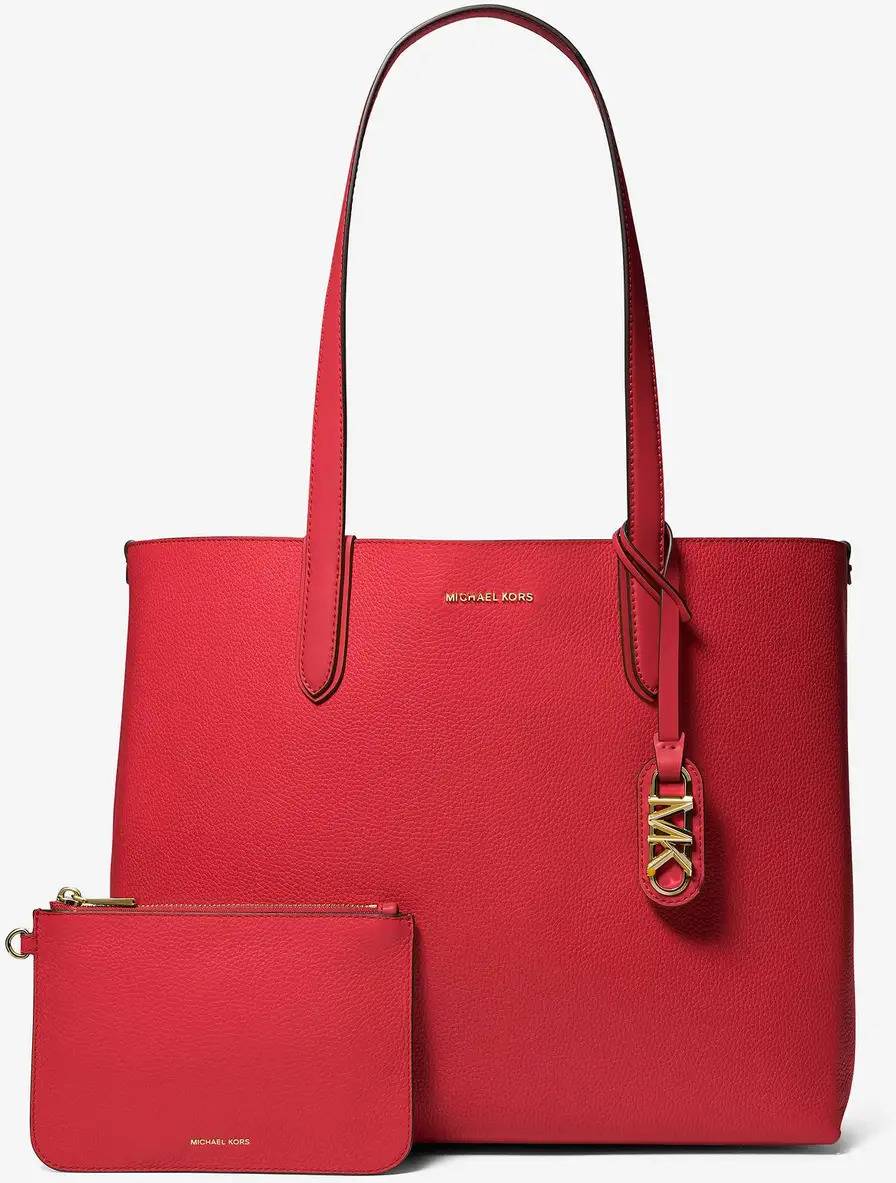 Жіноча велика двостороння сумка тоут Michael Kors з крокреневої шкіри 1159803982 (червоний, One size) — фото 4