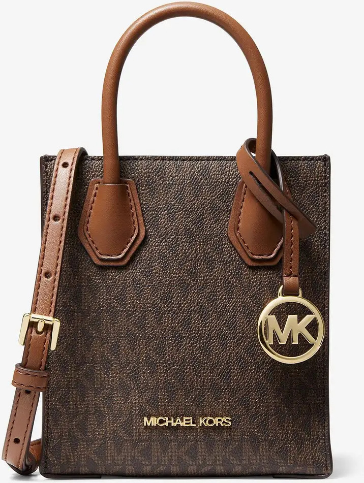 Жіноча сумка кроссбоді Michael Kors зі шкіряним оздобленням 1159810732 (Коричневий, One size) — фото 4