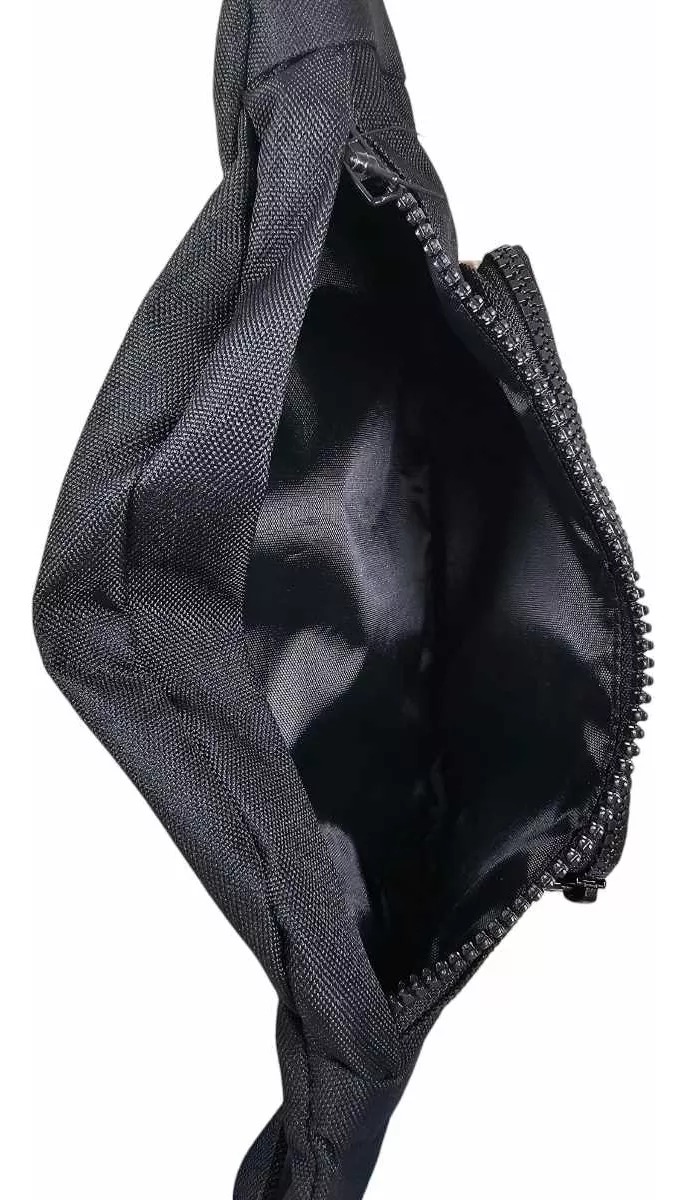 Поясна сумка Guess бананка з логотипом 1159811880 (Чорний, One size) — фото 3