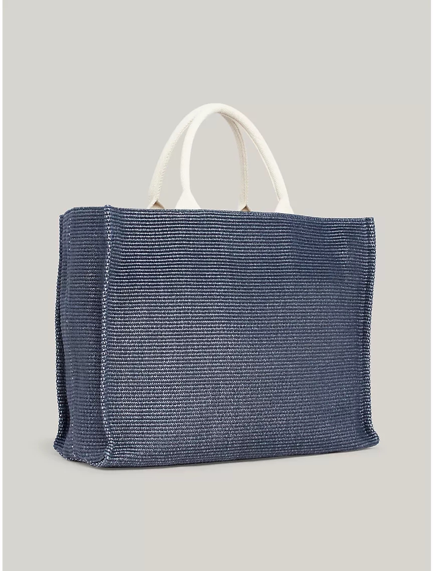 Жіноча сумка шоппер Tommy Hilfiger 1159814135 (Білий/синій, One size) — фото 3