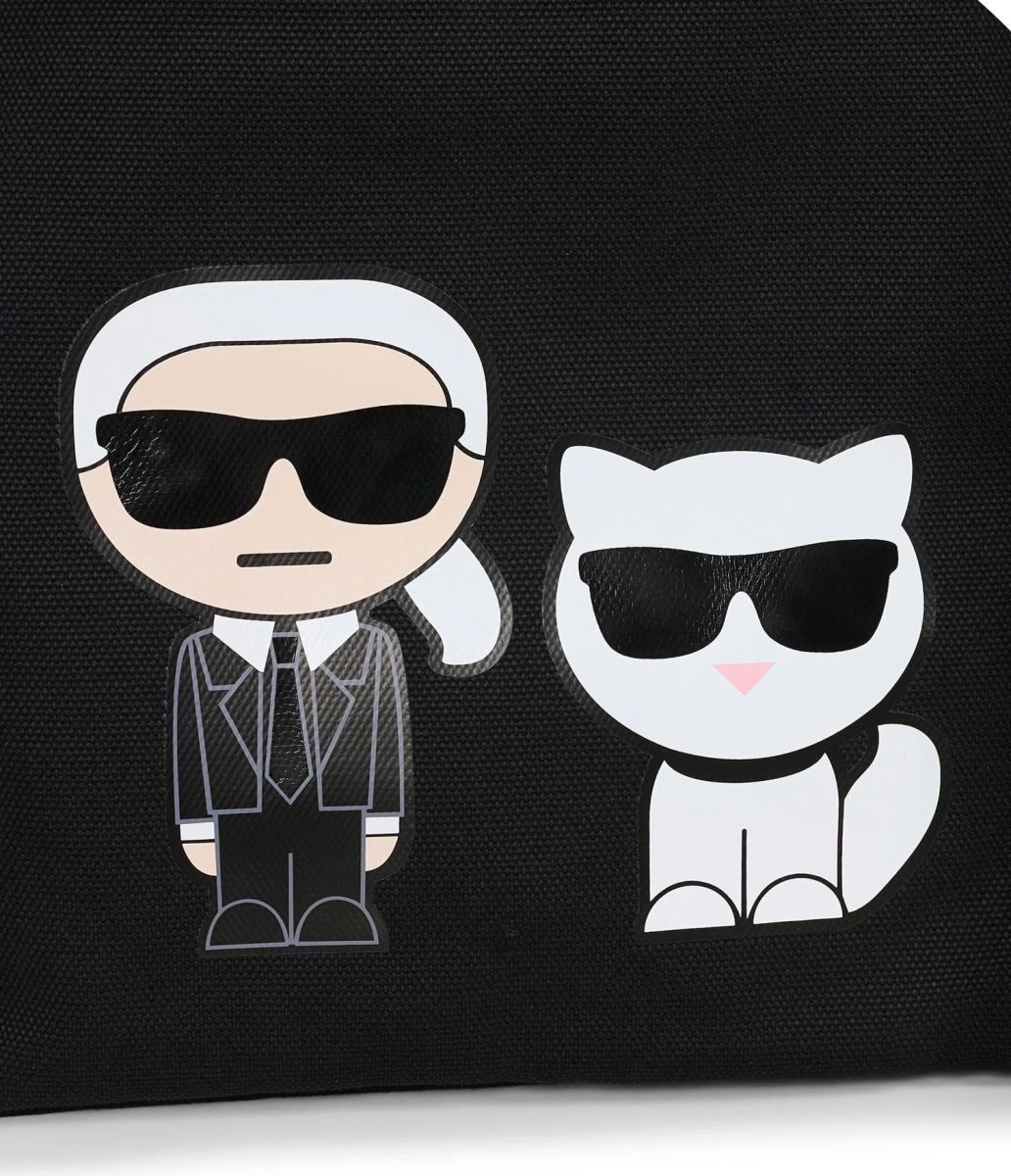 Жіноча сумка Karl Lagerfeld Paris з принтом 1159814392 (Чорний, One size) — фото 5