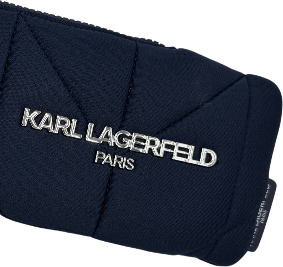 Комплект сумка міні-кроссбоді та гаманець Karl Lagerfeld Paris 1159815115 (Білий/синій One size) — фото 4