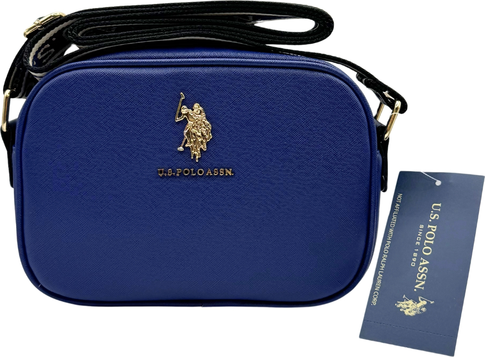 Жіноча сумка кроссбоді U.S. Polo Assn з логотипом 1159815299 (Білий/синій One size) — фото 5