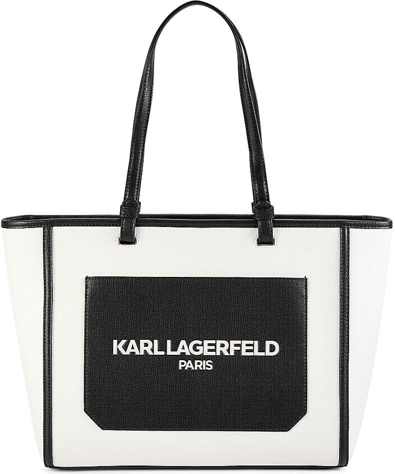 Жіноча сумка тоут Karl Lagerfeld Paris з логотипом 1159816205 (Білий One size) — фото 4