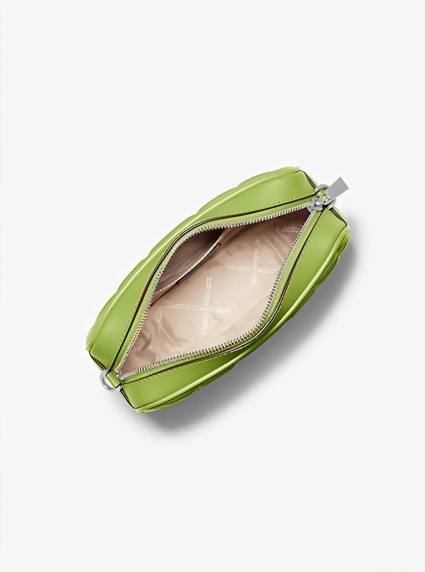Жіноча шкіряна сумка Michael Kors на блискавці 1159818640 (Зелений One size) — фото 9