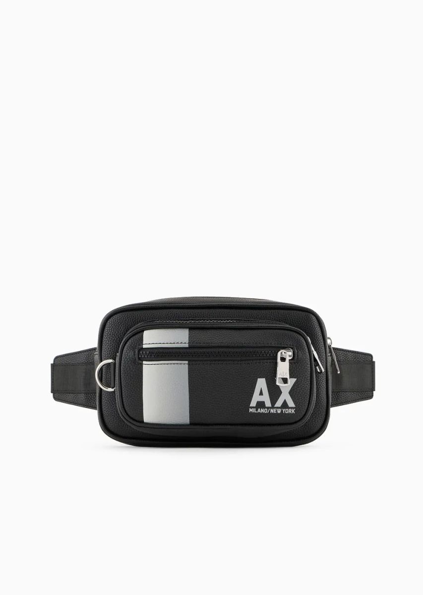 Сумка Armani Exchange бананка 1159819233 (Чорний One size) — фото 4