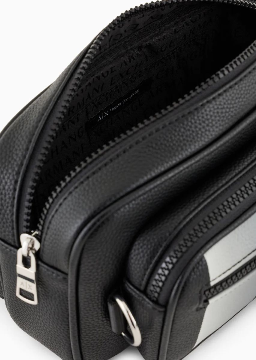 Сумка Armani Exchange бананка 1159819233 (Чорний One size) — фото 7
