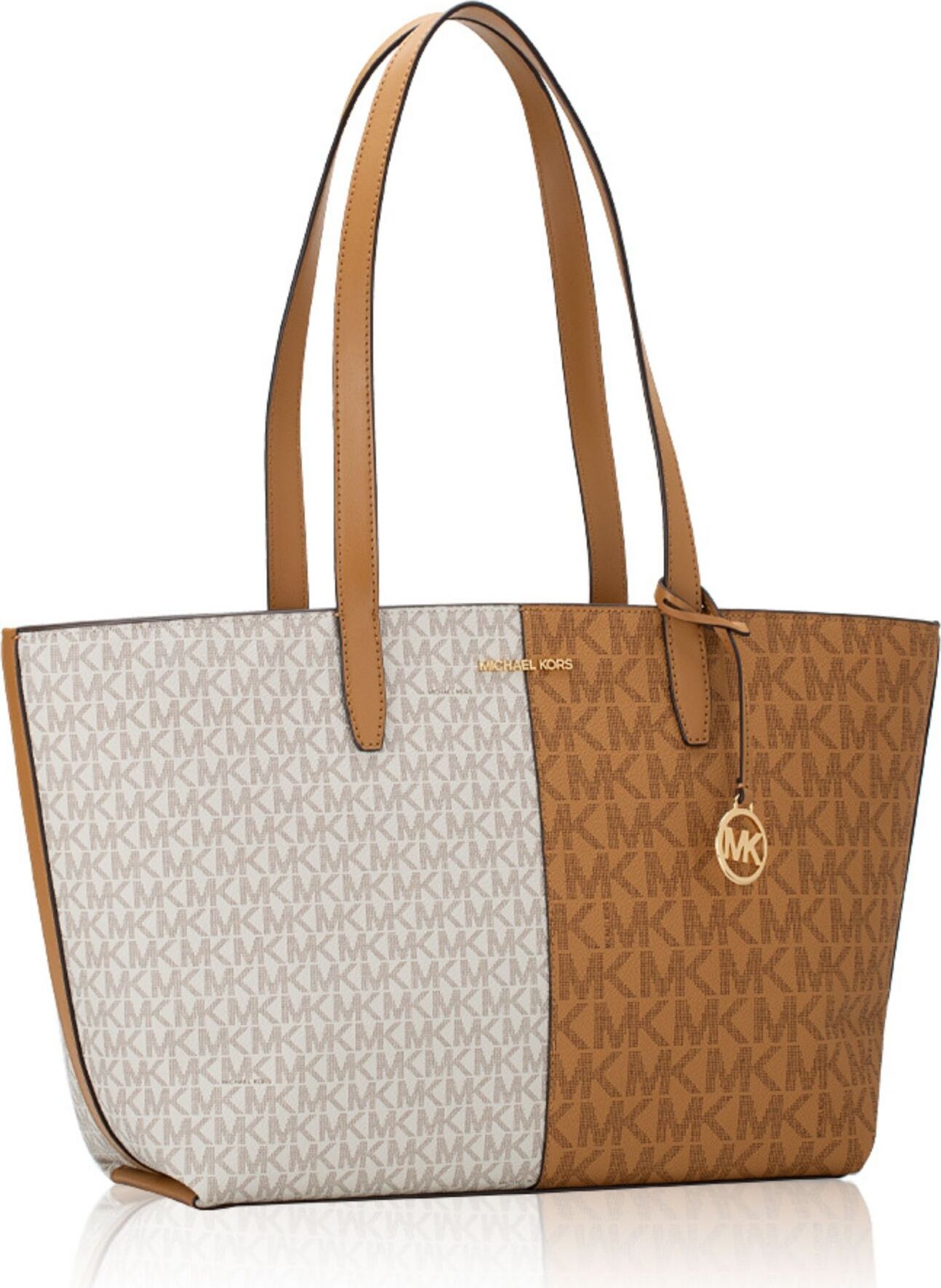 Сумка жіноча Michael Kors з монограмою 1159820214 (Коричневий/Молочний One size) — фото 6