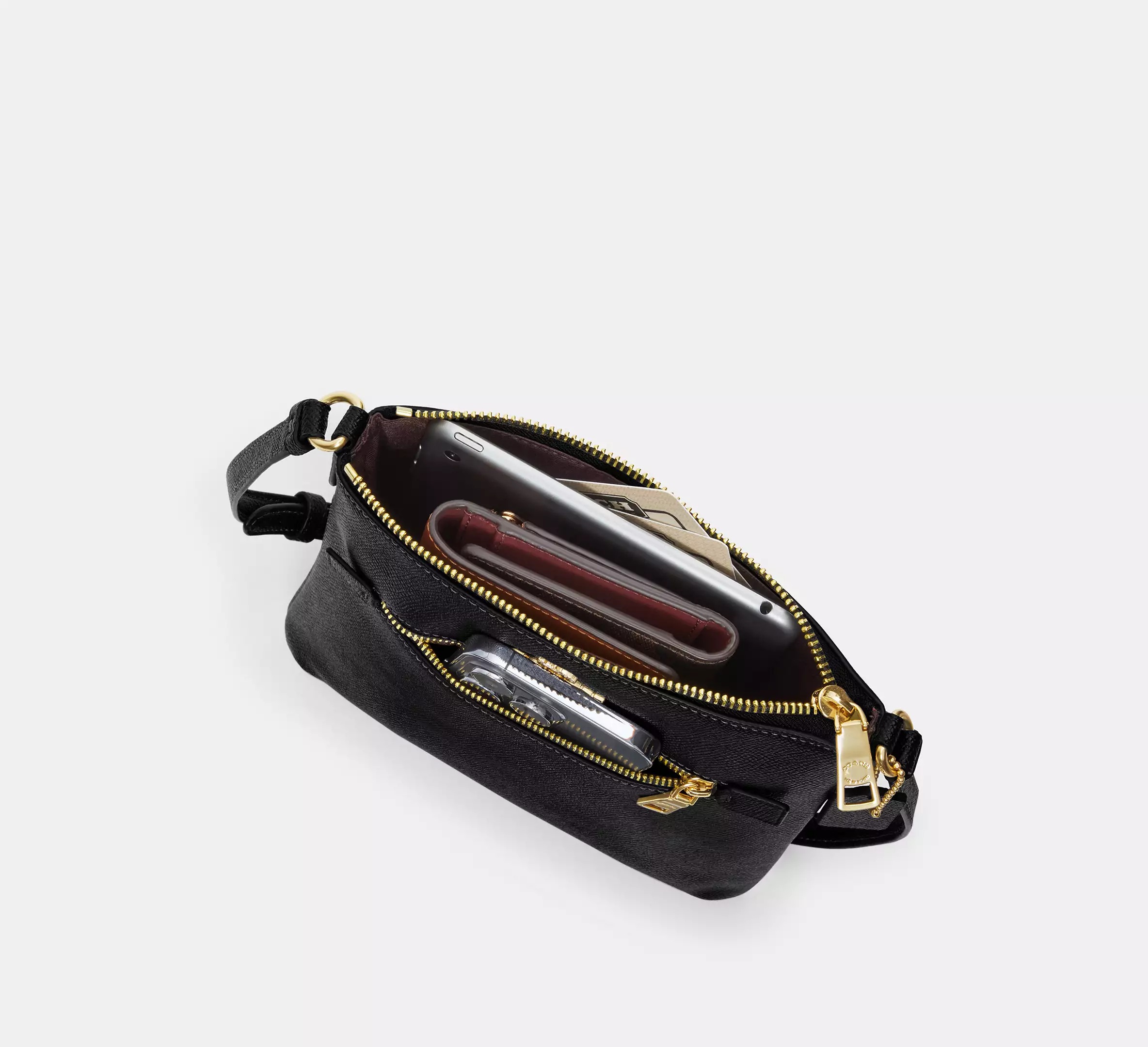 Сумка через плече COACH кроссбоді 1159821778 (Чорний One size) — фото 6