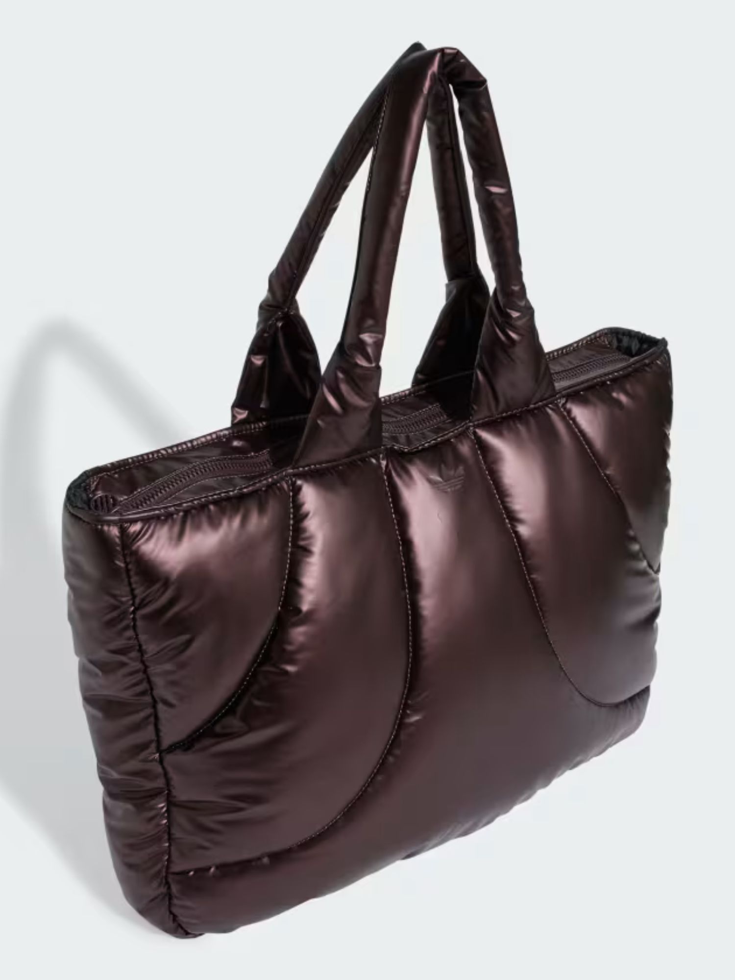 Сумка шопер Adidas Shopper Metallic Bag з логотипом спортивна 1159823380 (Бордовий One Size) — фото 4