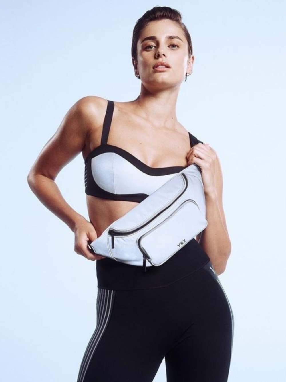 Поясна сумка Victoria's Secret VSX бананка 1159823668 (Сірий One size) — фото 7