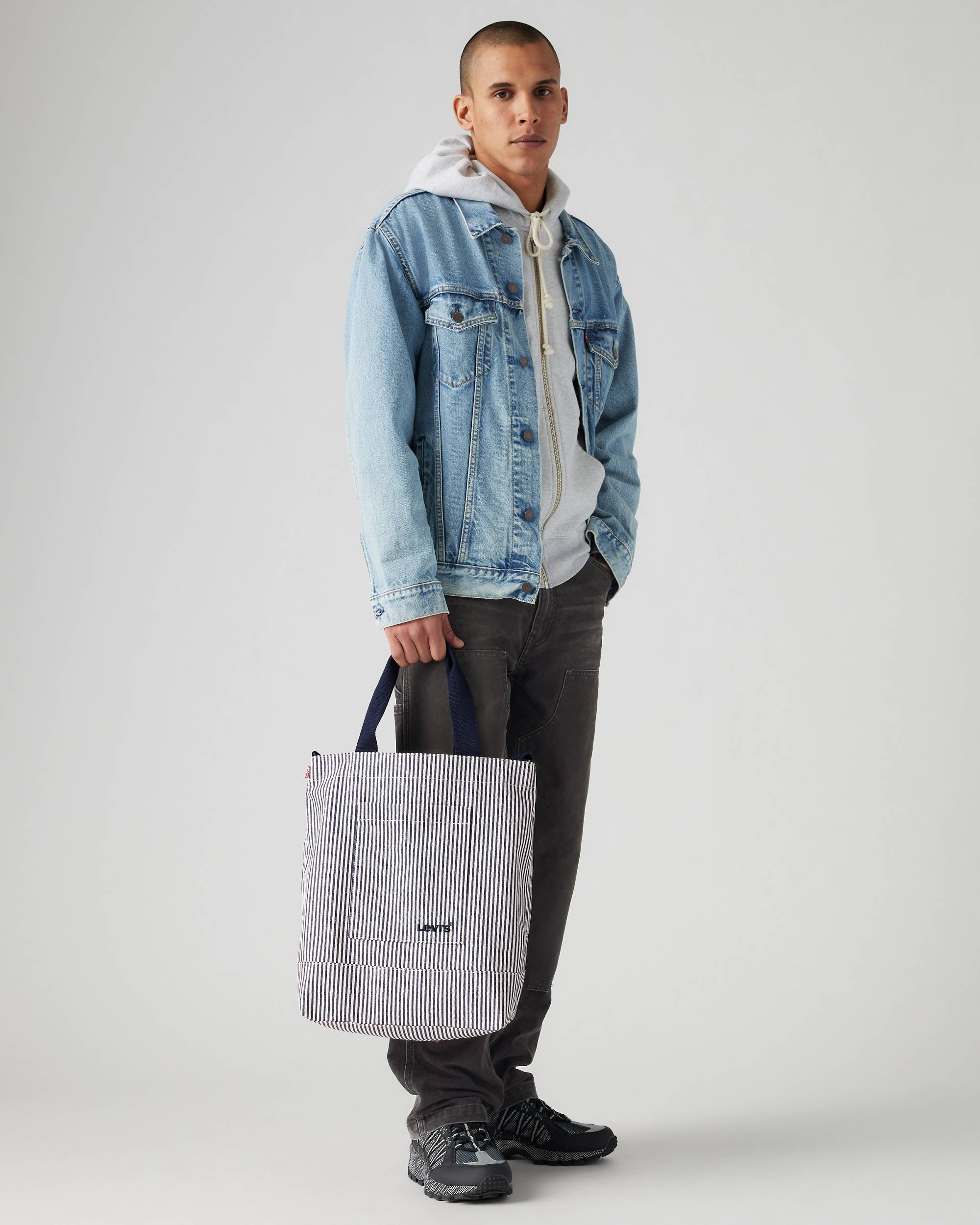 Велика сумка-шоппер Levi's 1159825062 (Синій One size) — фото 7