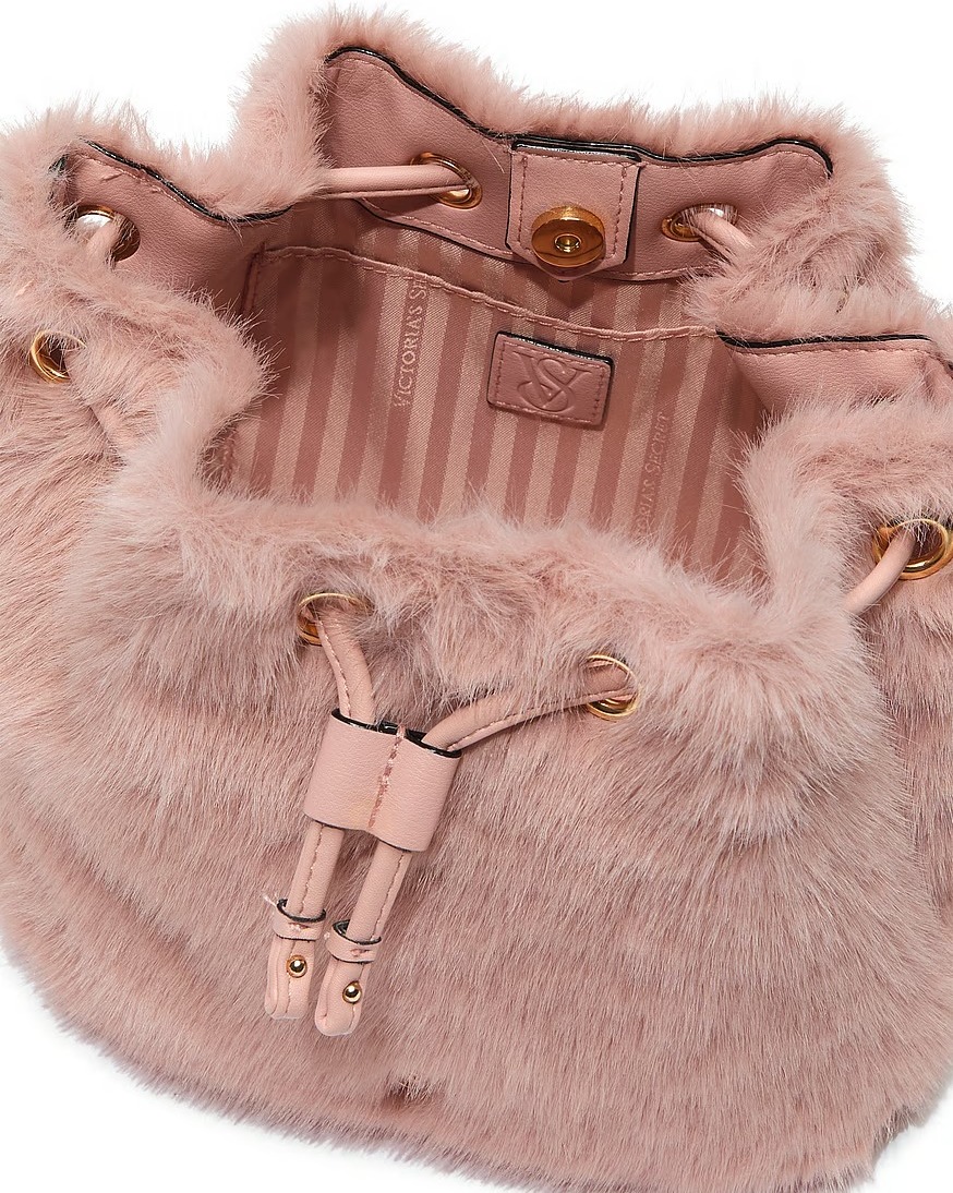 Сумка через плече Victoria's Secret з екомеха 1159826377 (Рожевий One size) — фото 5