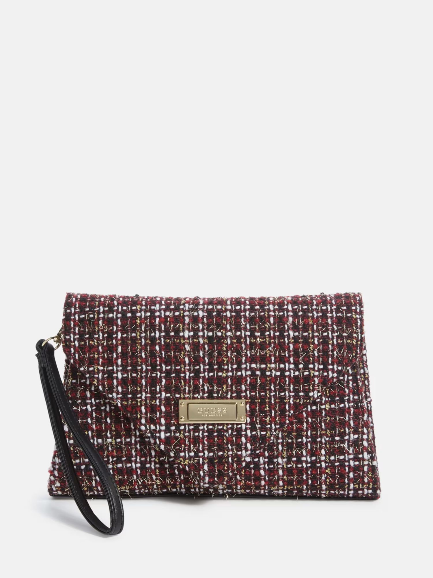 Жіноча сумка клатч-конверт Guess на ланцюжку 1159827388 (Червоний One size) — фото 2