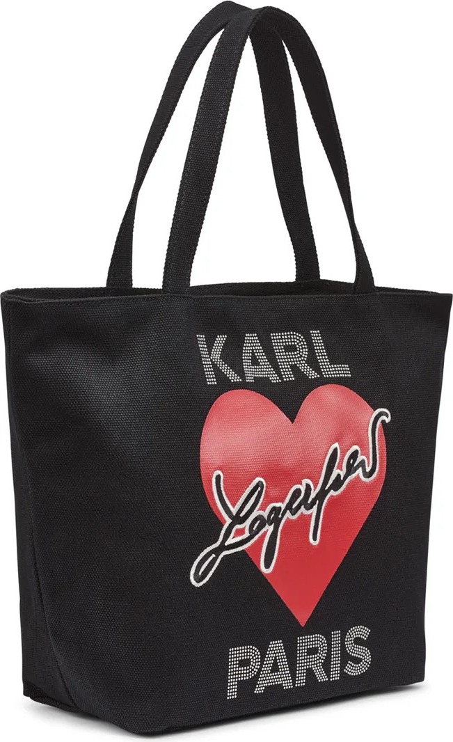Жіноча сумка Karl Lagerfeld Paris з принтом 1159827753 (Чорний One size) — фото 5