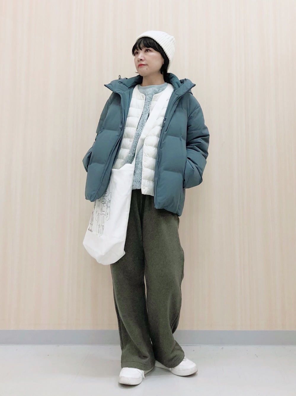 Сумка шоппер Uniqlo з малюнком 1159828676 (Молочний One size) — фото 12